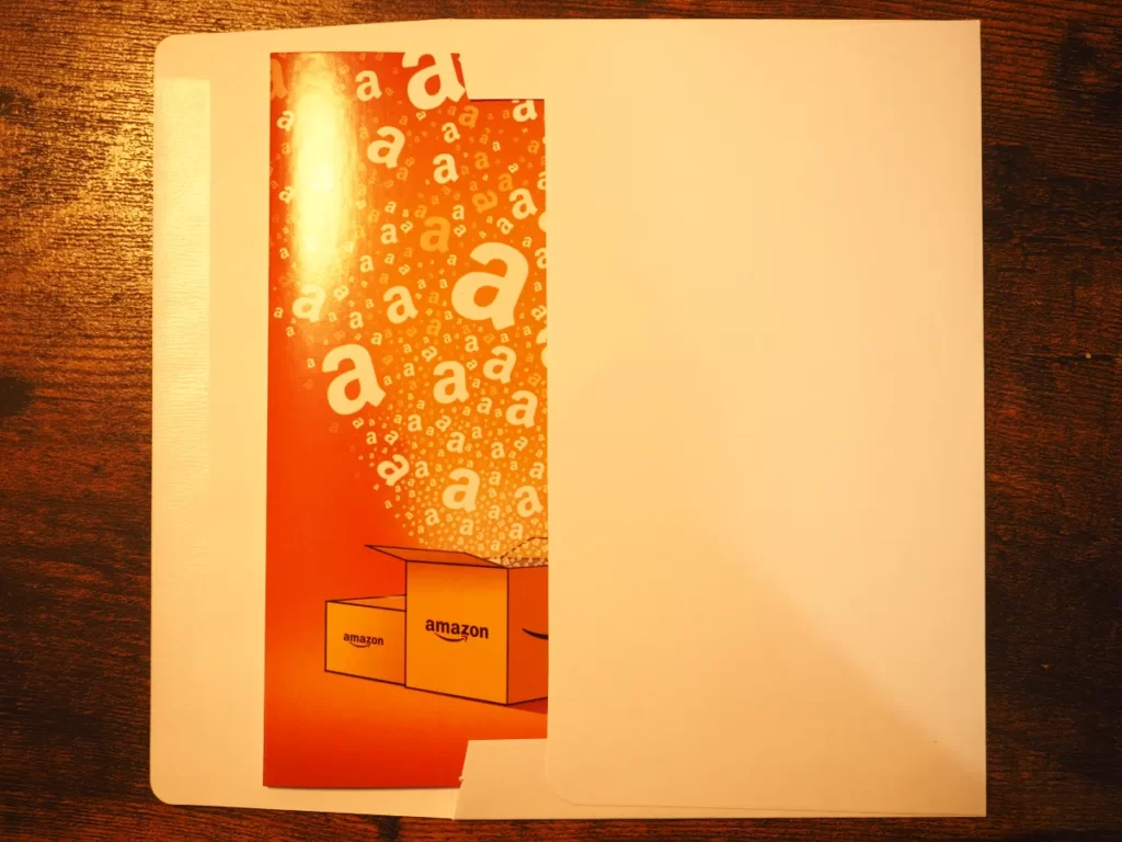 Amazonギフト券グリーティングカードタイプカード封筒